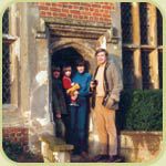 Family at door Family at door